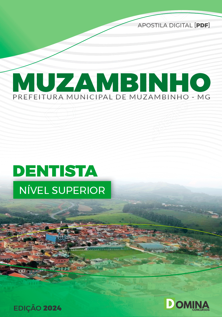 Apostila Pref Muzambinho MG 2024 Dentista