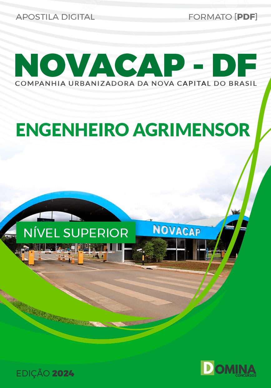Apostila NOVACAP DF 2024 Engenheiro Agrimensor