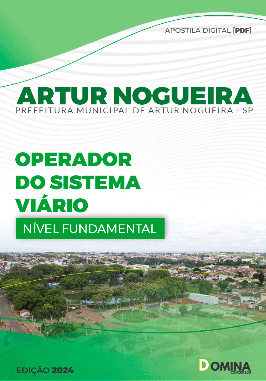 Pref Artur Nogueira SP 2024 Operador do Sistema Viário
