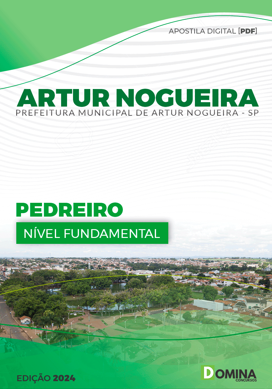 Apostila Pref Artur Nogueira SP 2024 Pedreiro
