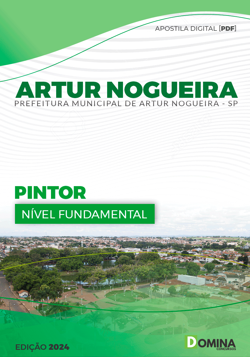 Apostila Pref Artur Nogueira SP 2024 Pintor