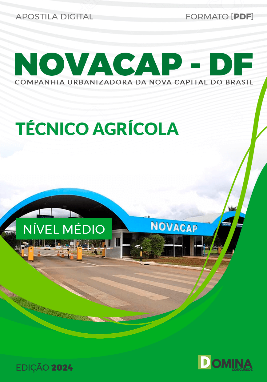 Apostila NOVACAP DF 2024 Técnico Agrícola