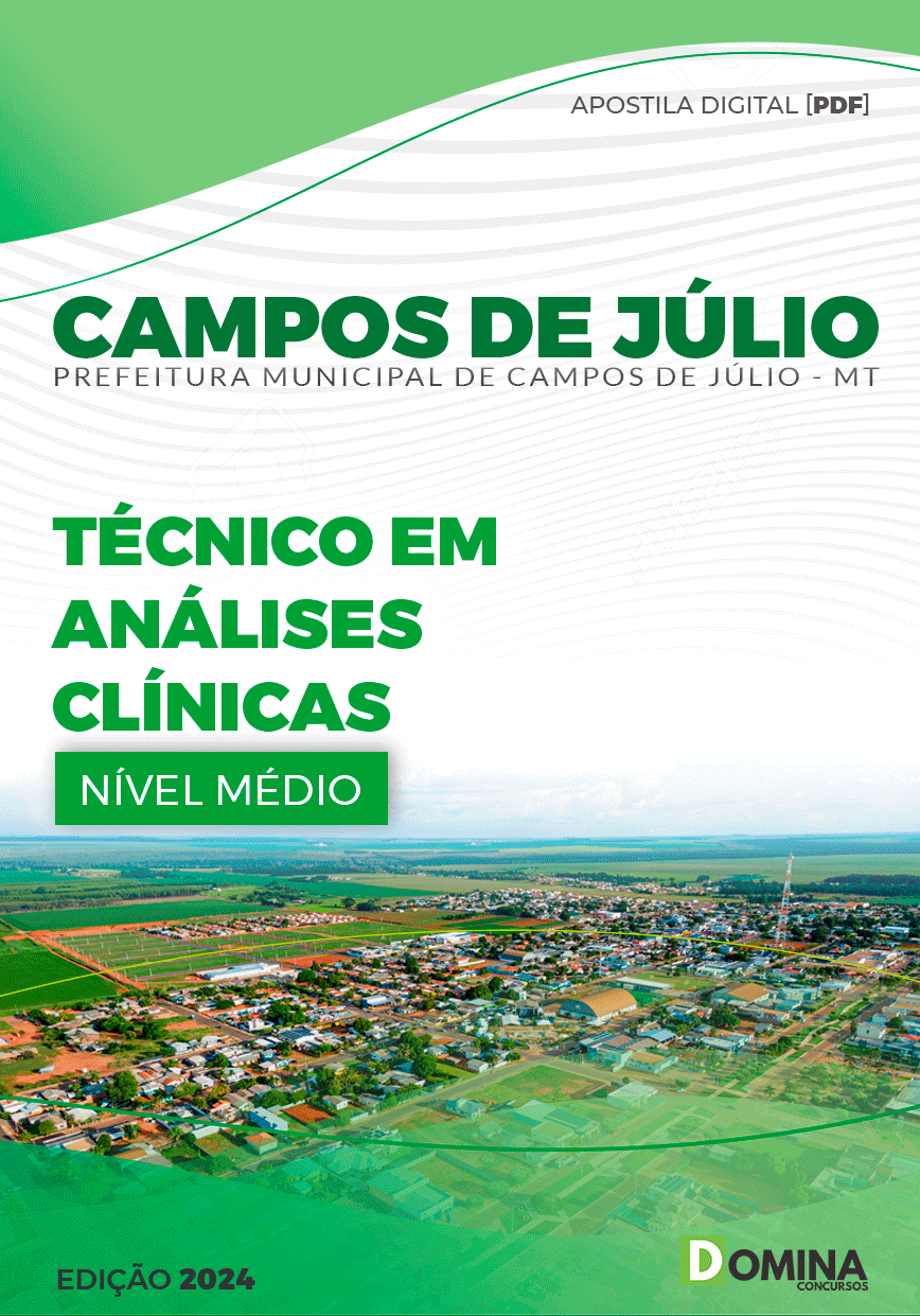 Pref Campos de Júlio MT 2024 Técnico em Análises Clínicas
