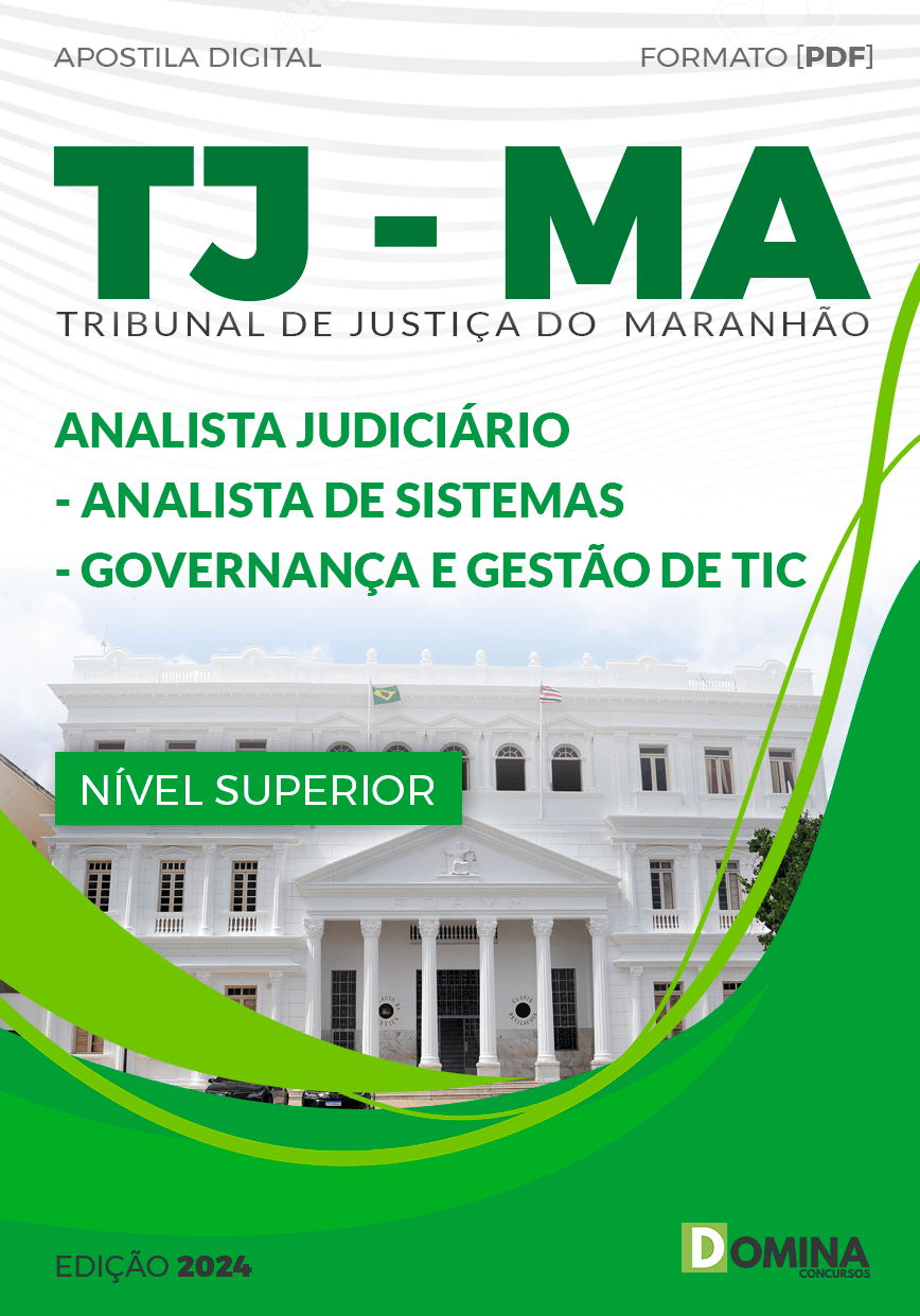 Apostila TJ MA 2024 Analista Judiciário Governança Gestão de TIC