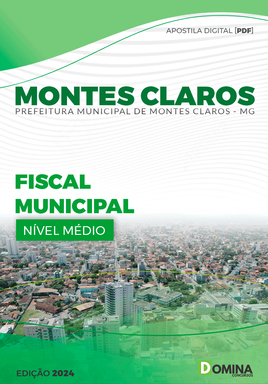 Apostila Prefeitura Montes Claros MG 2024 Fiscal Municipal