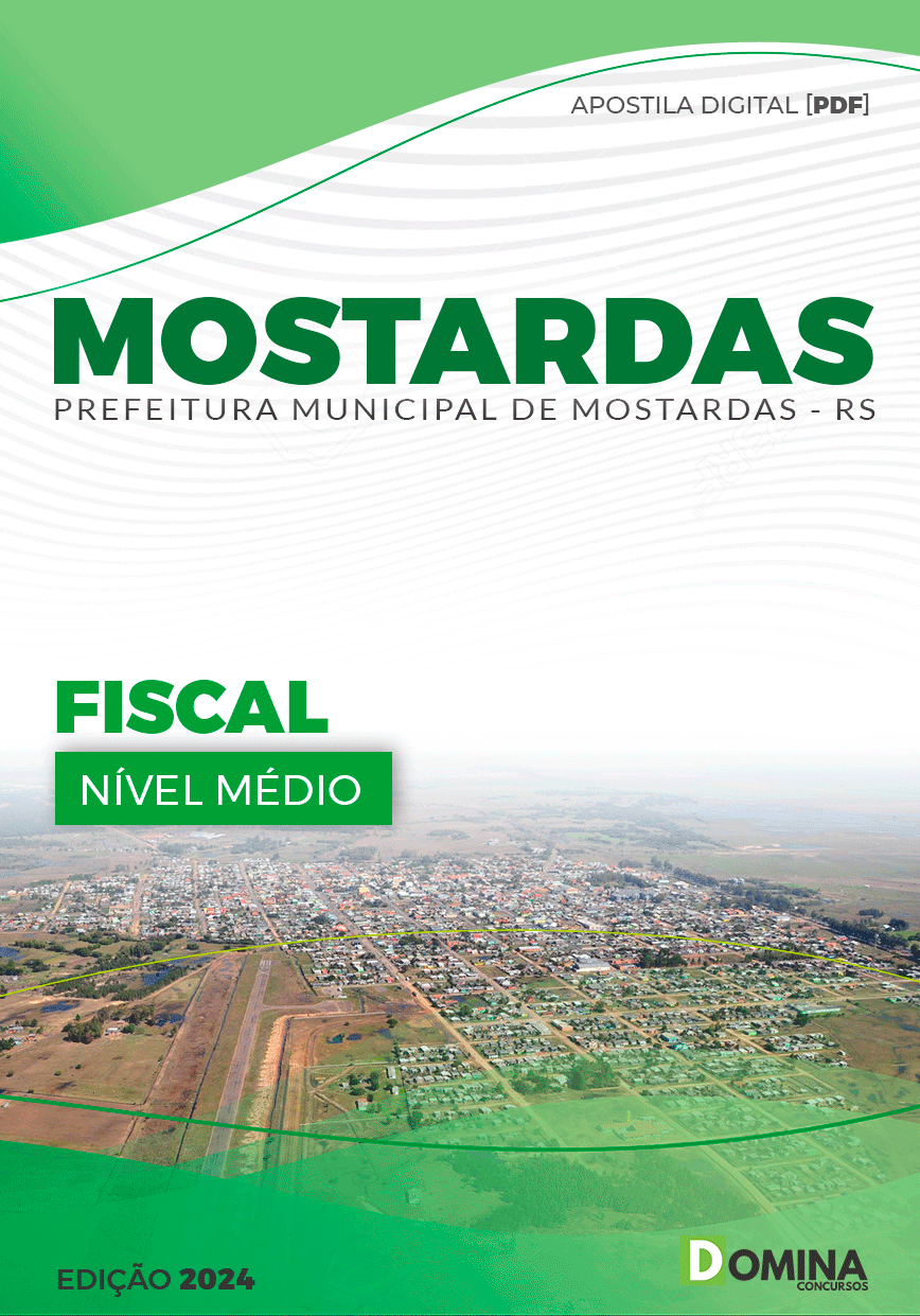 Apostila Prefeitura Mostardas RS 2024 Fiscal