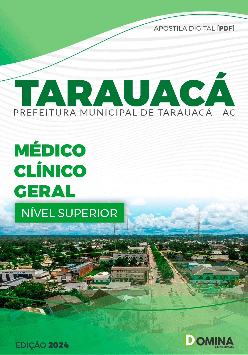Apostila Pref Tarauacá AC 2024 Médico Clínico Geral