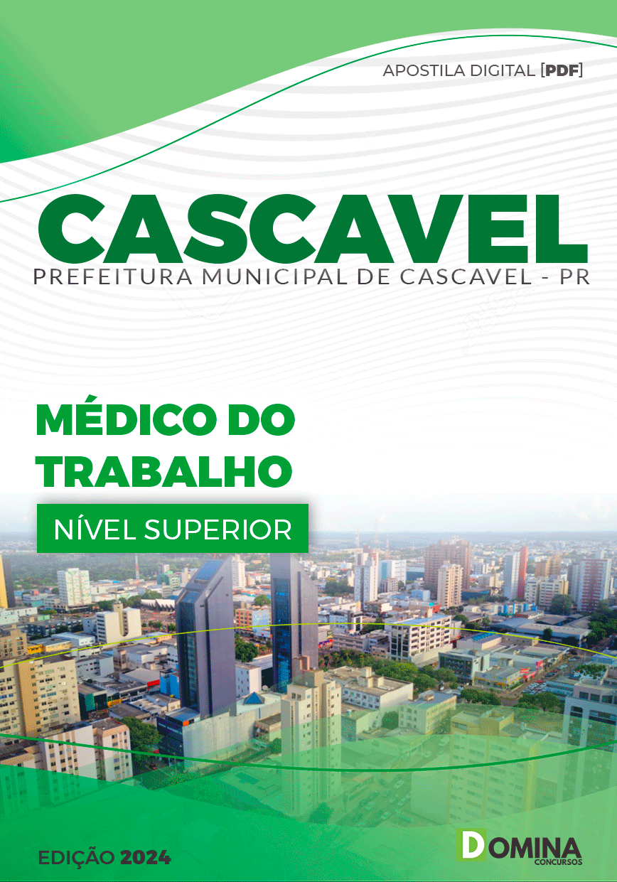 Apostila Prefeitura Cascavel PR 2024 Médico do Trabalho