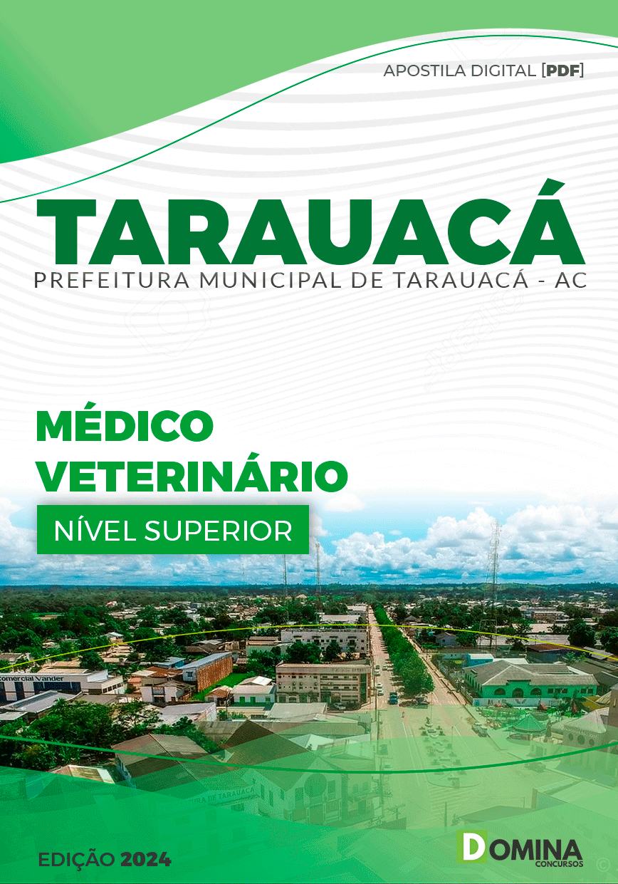 Apostila Pref Tarauacá AC 2024 Médico Veterinário