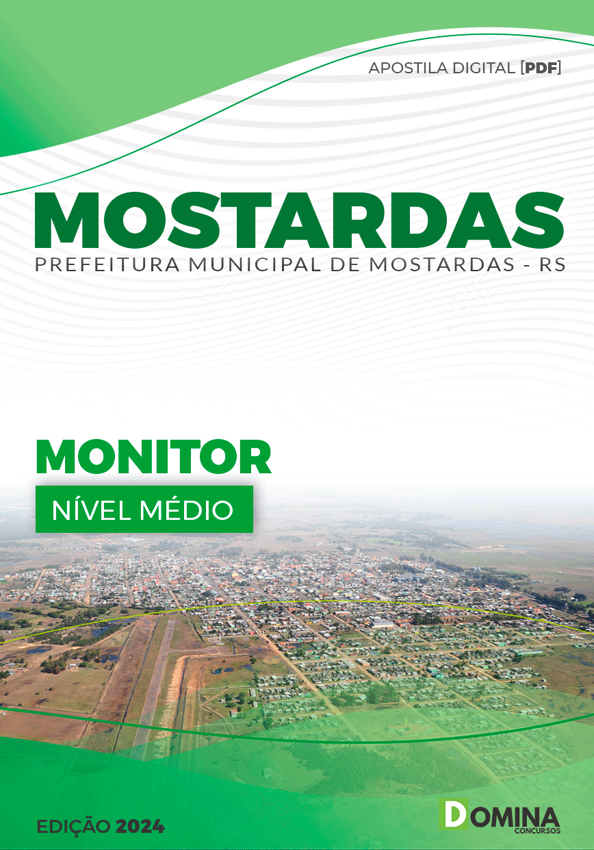 Apostila Prefeitura Mostardas RS 2024 Monitor