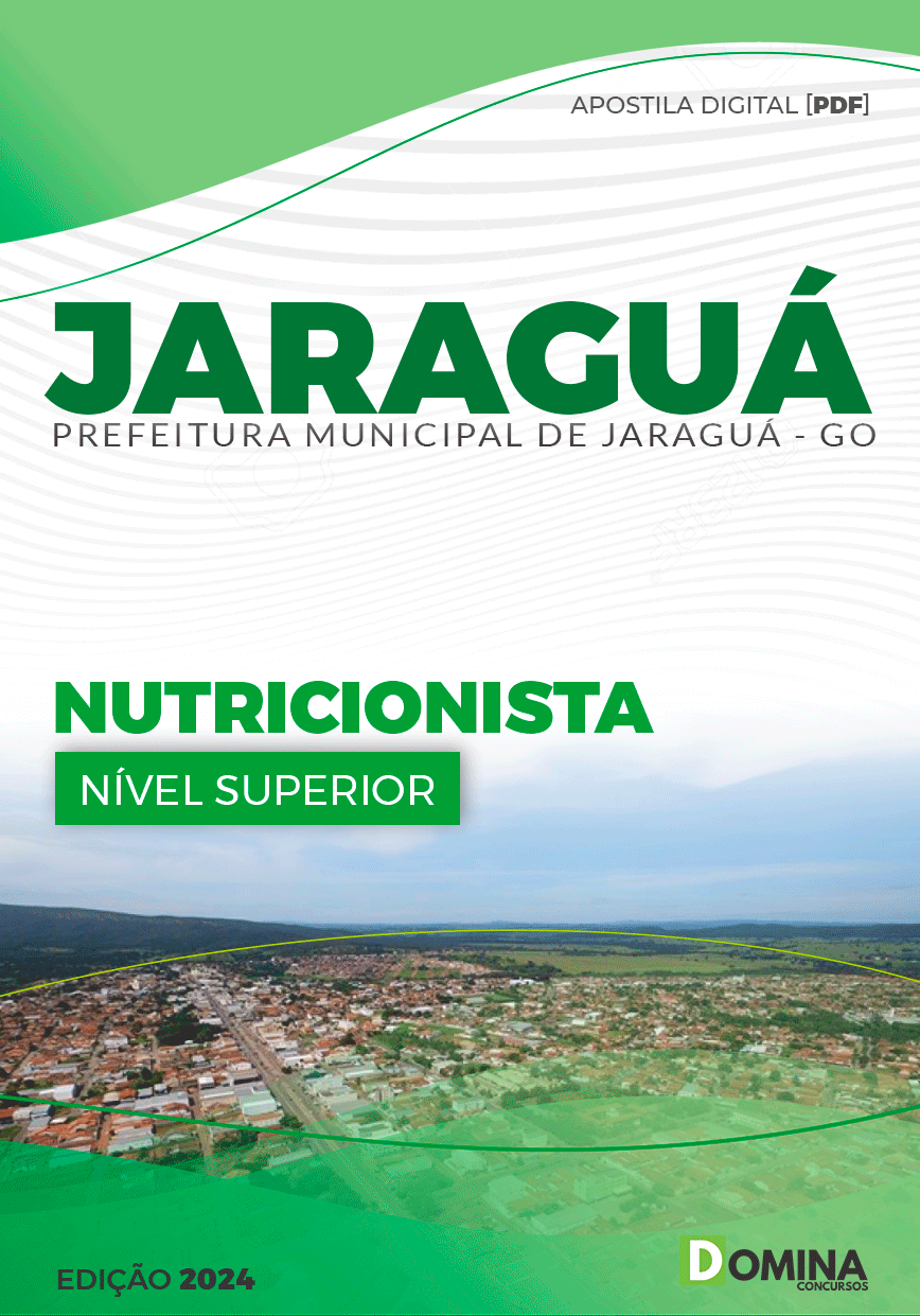 Apostila Pref Jaraguá GO 2024 Nutricionista