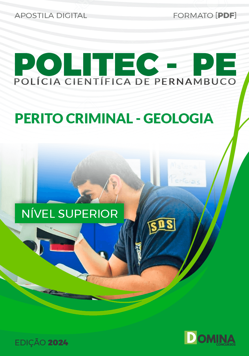 Apostila POLITEC PE 2024 Perito Criminal Geologia
