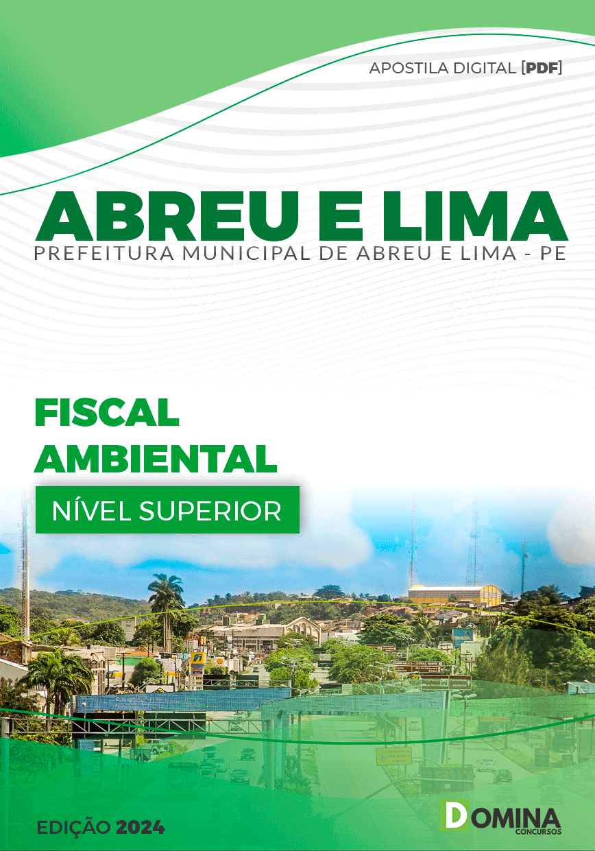 Apostila Prefeitura Abreu e Lima PE 2024 Fiscal Ambiental