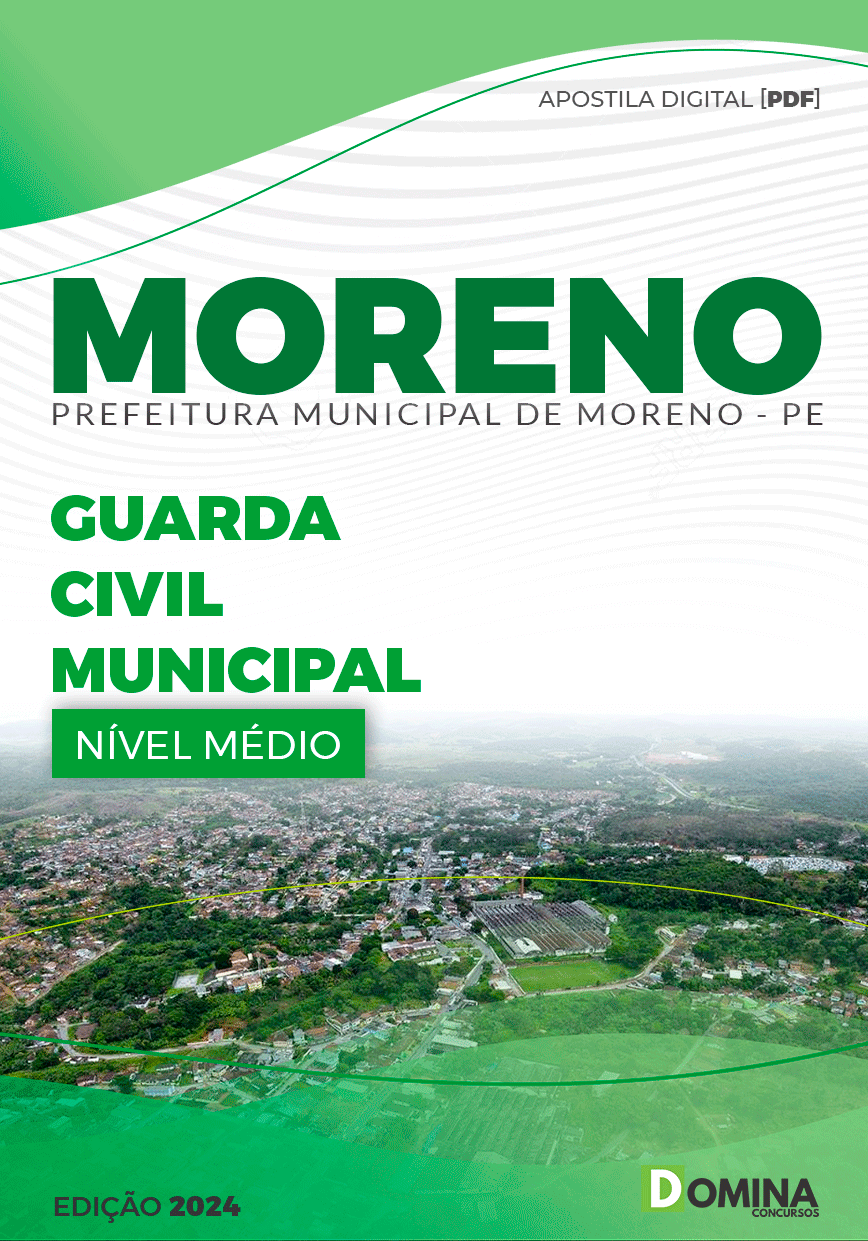 Apostila Prefeitura Moreno PE 2024 Guarda Civil Municipal