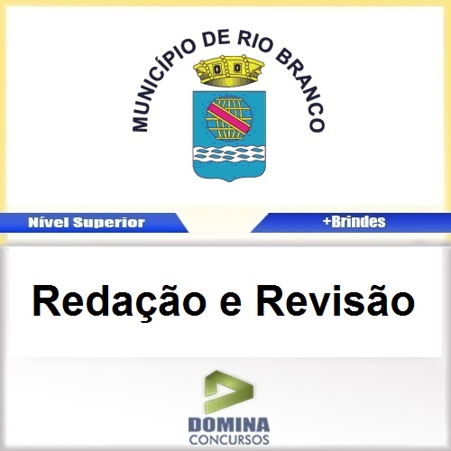 Apostila Câmara de Rio Branco 2016 Redação e Revisão