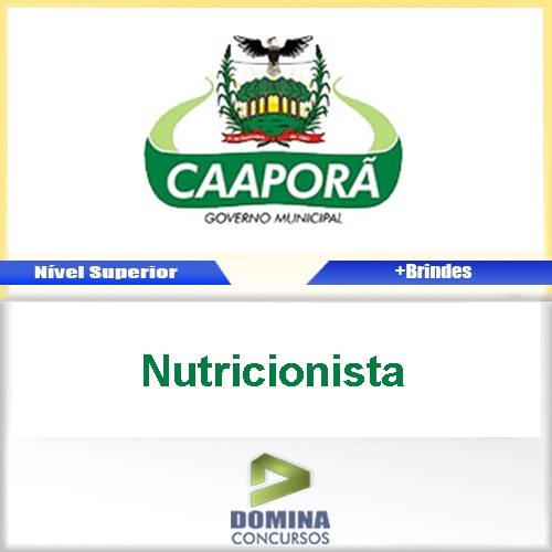 Apostila Concurso Caaporã PB 2016 Nutricionista PDF