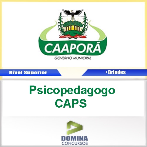 Apostila Concurso Caaporã PB 2016 Psicopedagogo-CAPS