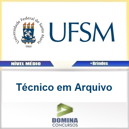 Apostila Concurso UFSM 2016 Técnico em Arquivo PDF