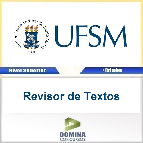 Apostila Concurso UFSM 2016 Revisor de Textos PDF