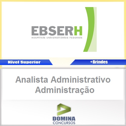 Apostila EBSERH 2016 Analista Administração AOCP