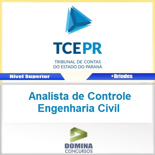 Apostila TCE-PR Analista de Controle Engenharia Civil