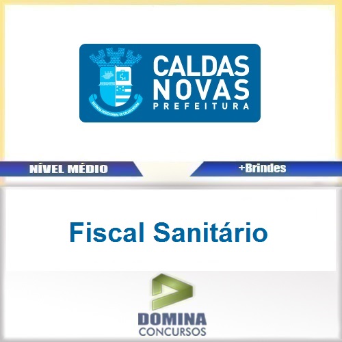 Apostila Prefeitura Caldas Novas 2016 Fiscal Sanitário