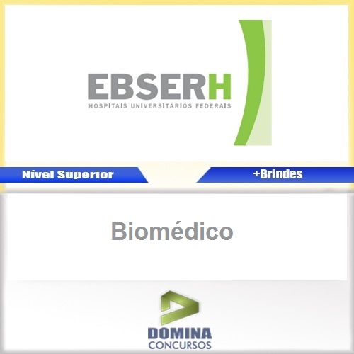 Apostila Concurso EBSERH 2016 Biomédico AOCP