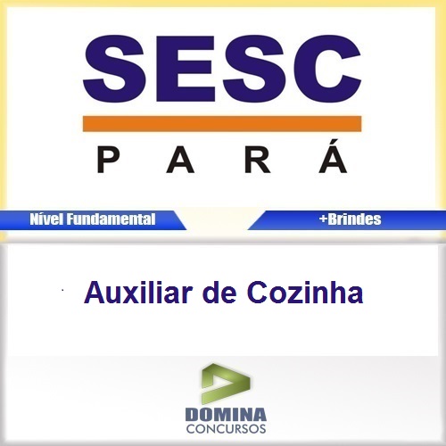 Apostila SESC-DR PA 2016 Auxiliar de Cozinha PDF