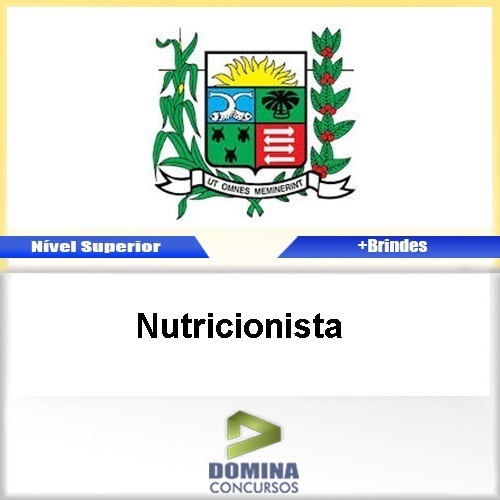 Apostila Prefeitura de Araxá MG 2016 Nutricionista PDF