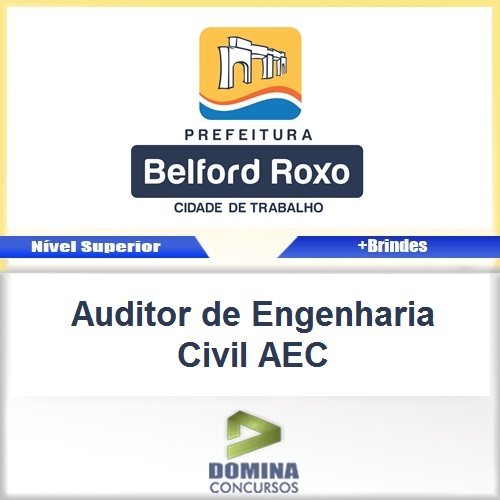 Apostila Belford Roxo RJ Auditor Engenharia Civil AEC