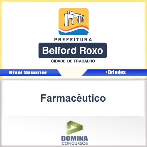 Apostila Concurso Belford Roxo RJ 2016 Farmacêutico