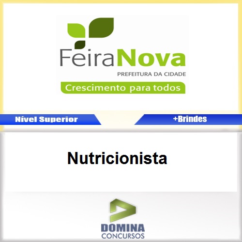Apostila Concurso Feira Nova PE 2016 Nutricionista PDF