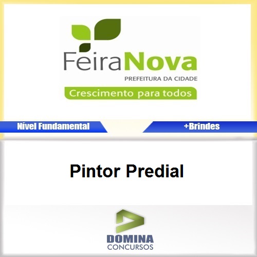 Apostila Concurso Feira Nova PE 2016 Pintor Predial PDF
