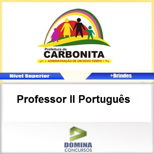 Apostila Carbonita MG 2016 Professor II Português PDF