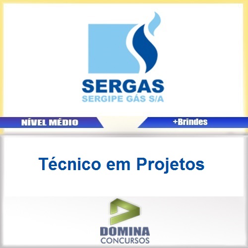 Apostila SERGAS 2016 Técnico em Projetos PDF