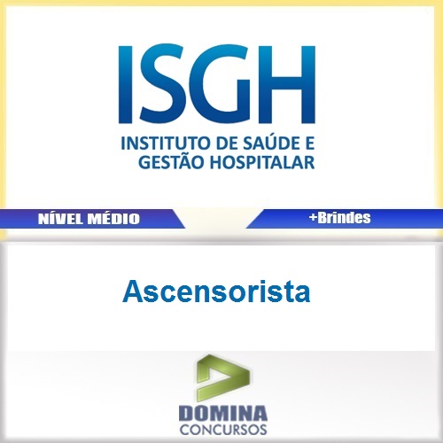 Apostila Concurso ISGH CE 2016 Ascensorista PDF