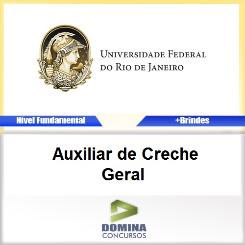 Apostila Concurso UFRJ 2016 Auxiliar de Creche PDF