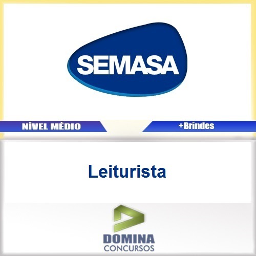 Apostila Concurso SEMASA SC 2016 Leiturista PDF