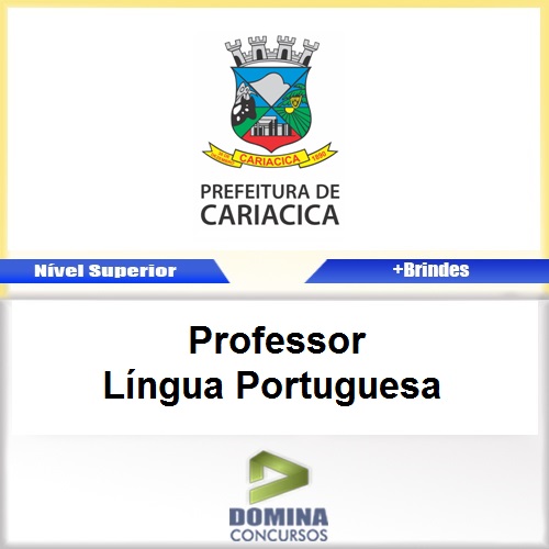 Apostila Cariacica ES Professor Língua Portuguesa PDF