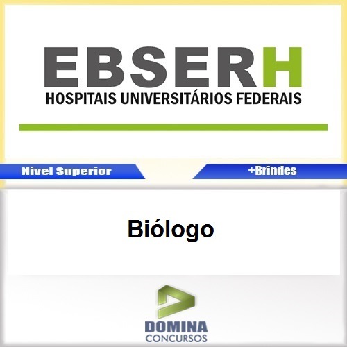 Apostila Concurso EBSERH HUPEST 2016 Biologo PDF