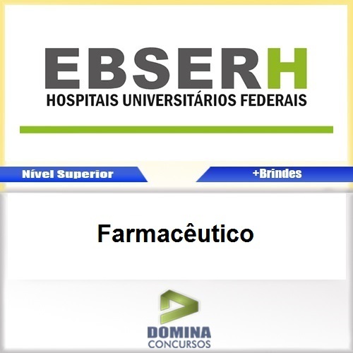 Apostila EBSERH HUPEST 2016 Farmaceutico PDF