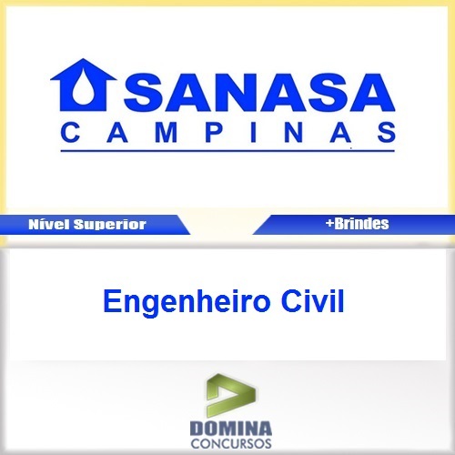 Apostila SANASA Campinas 2016 Engenheiro Civil PDF