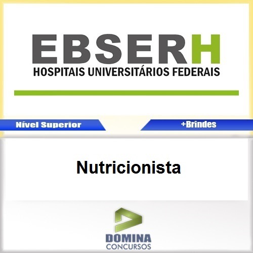 Apostila EBSERH HUPEST 2016 Nutricionista PDF