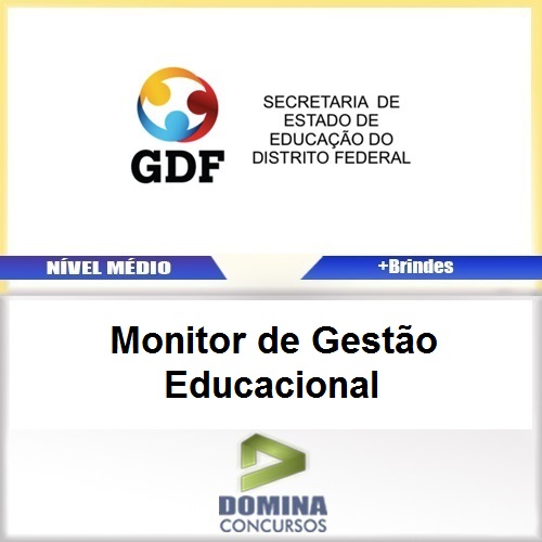 Apostila SEE DF Monitor de Gestao Educacional PDF