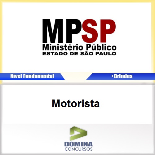 Apostila Concurso MP SP 2016 Motorista PDF