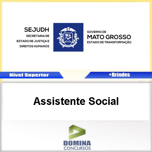 Apostila Concurso SEJUDH 2017 Assistente Social PDF