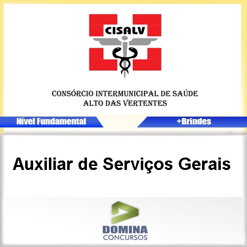 Apostila CISALV 2017 Auxiliar de Servicos Gerais PDF