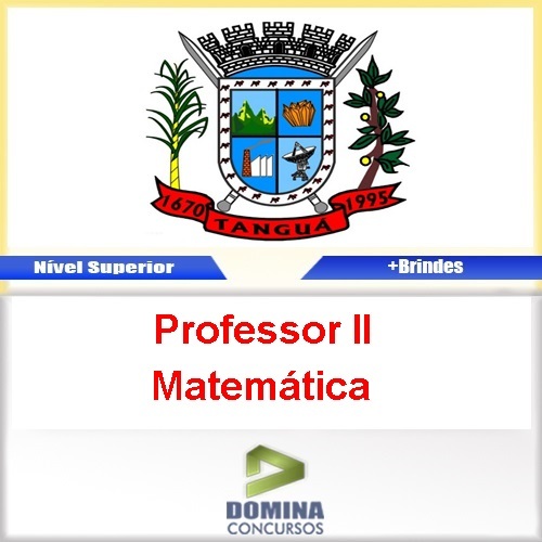 Apostila Tangua RJ 2016 Professor II Matematica PDF