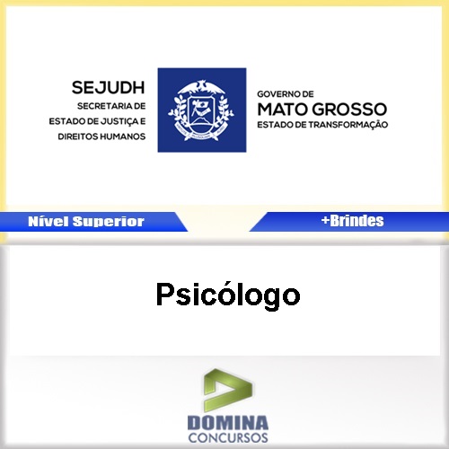 Apostila Concurso SEJUDH 2017 Psicologo PDF