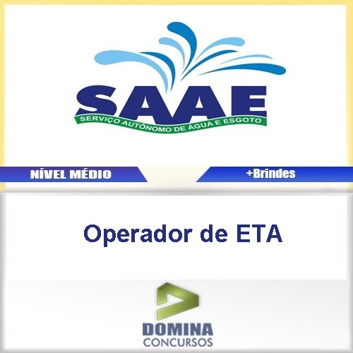 Apostila Concurso SAAE BA 2017 Operador de ETA